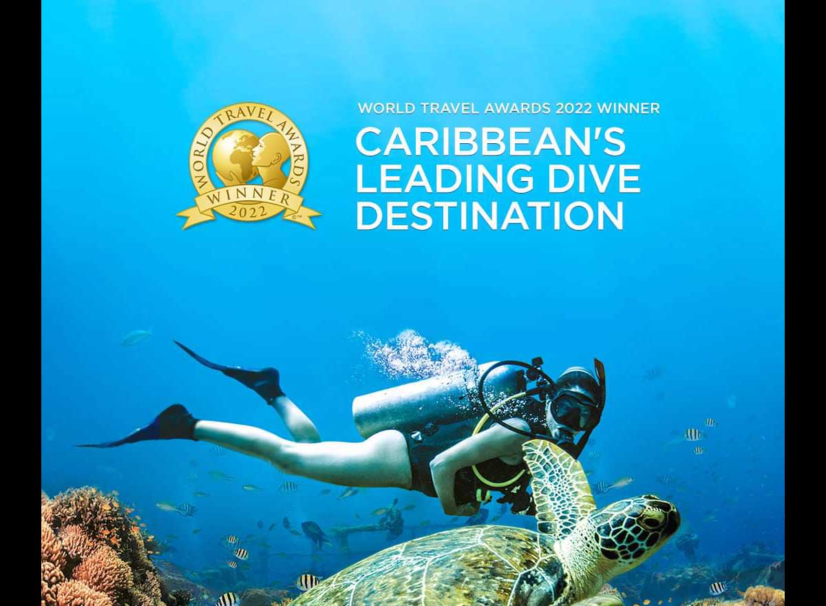 World Travel Awards best Caribbean Scuba Diving destination 2022